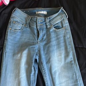 Low rise flare jeans